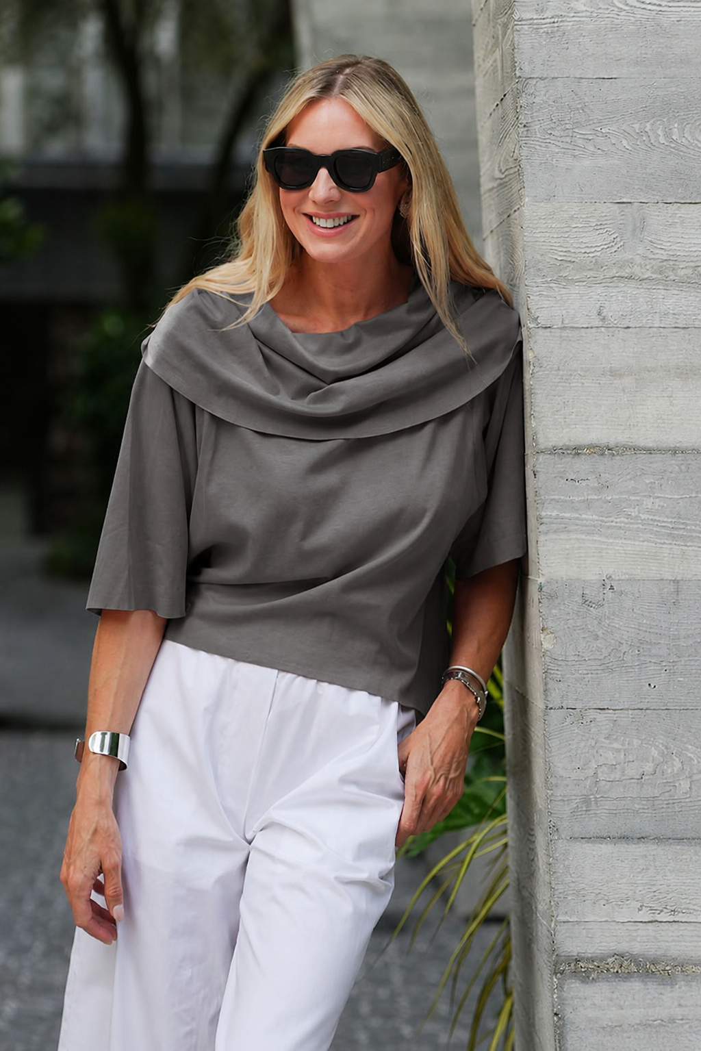 Pima Cotton Jackie O Top - Lava