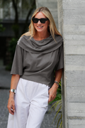 Pima Cotton Jackie O Top - Lava
