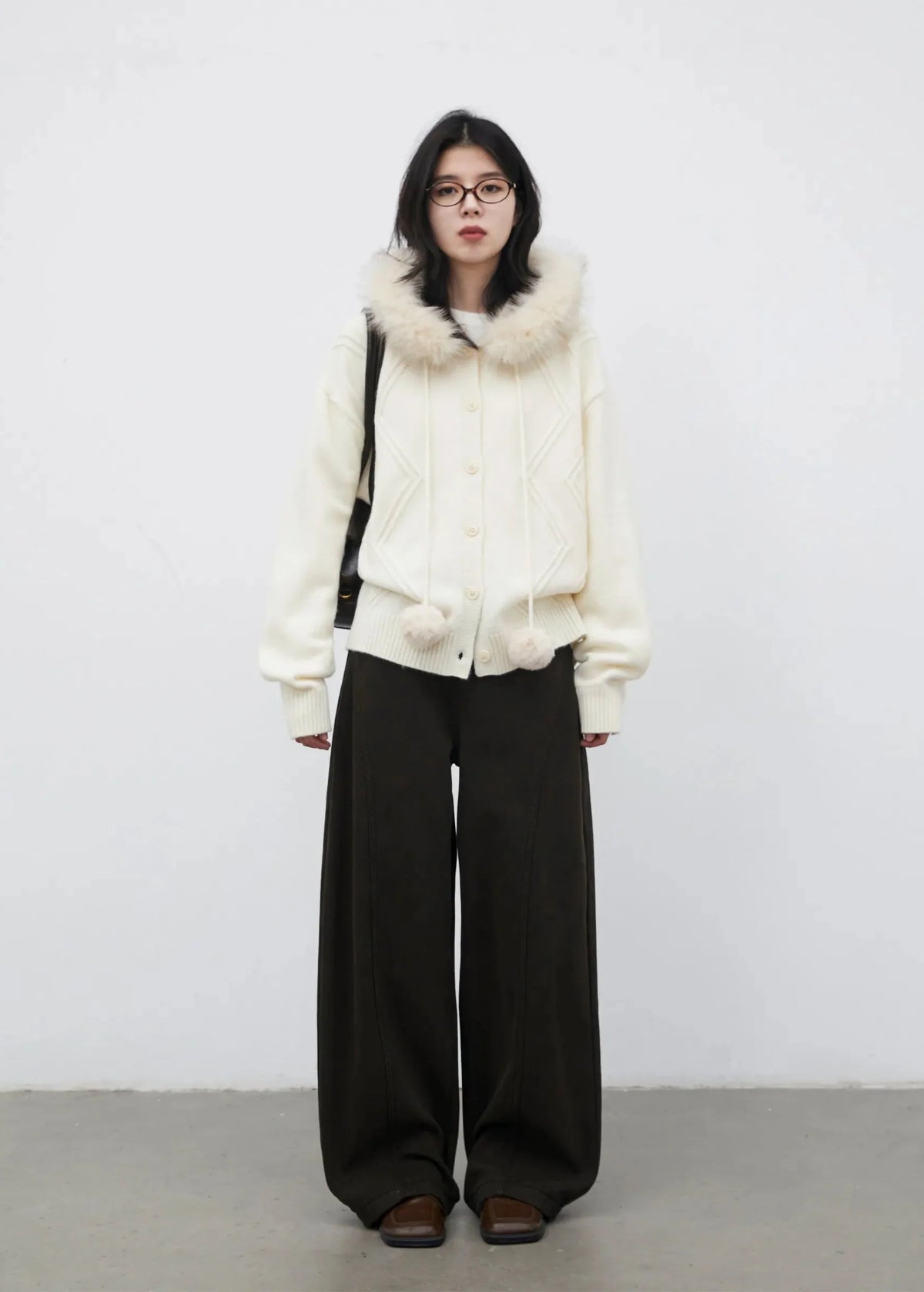 High Waist Wide Leg Jeans Retro Loose Fit Denim Pants