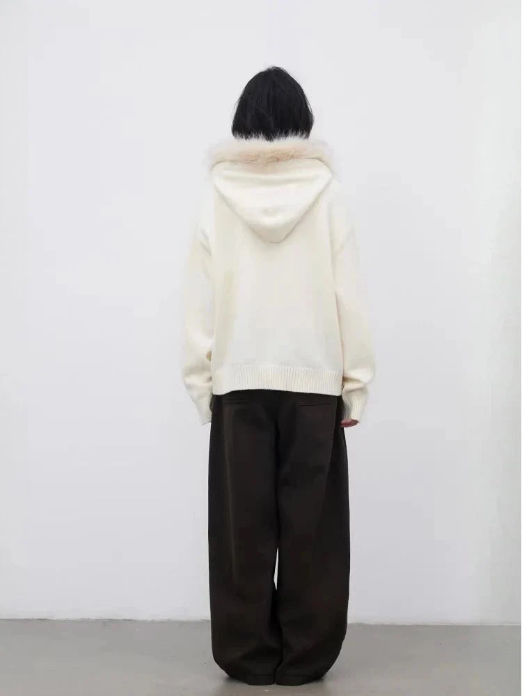 High Waist Wide Leg Jeans Retro Loose Fit Denim Pants